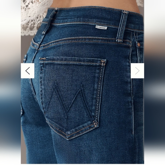 Mother The Mid Rise Rambler Zip Ankle Fray Taking Chances Size 28 - Picture 2 of 15